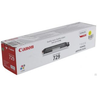 

Расходный материал для печати Canon 729Y желтый