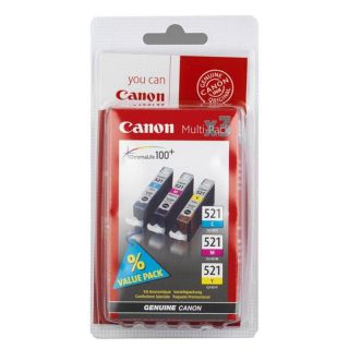 

Расходный материал для печати Canon CLI-521 голубой/пурпурный/желтый
