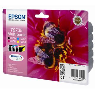 

Расходный материал для печати Epson T0735 черный/голубой/пурпурный/желтый