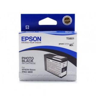 Расходный материал для печати Epson Stylus Pro 3800 Ink Cartridge (80ml) Photo Black (C13T580100)