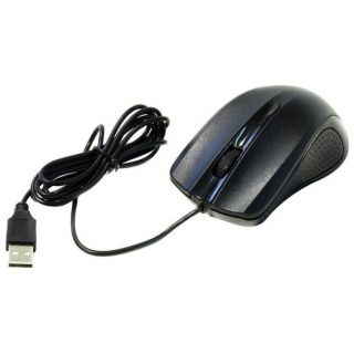 

Компьютерная мышь Oklick 225M черный/синий USB