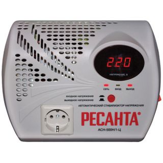 

Стабилизатор напряжения Ресанта АСН-500 Н/1-Ц