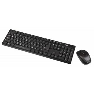 

Комплект мыши и клавиатуры Oklick 210M черный USB
