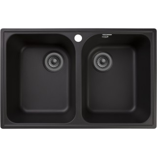

Кухонная мойка GranFest Quarz GF-Z15 черный (308)