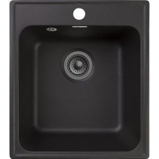 

Кухонная мойка GranFest Quarz GF-Z17 черный (308)