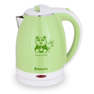 

Чайник Sakura SA-2138G бело-зеленый