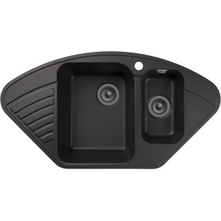

Кухонная мойка GranFest Quarz GF-Z14 черный (308)