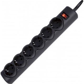 

Удлинитель Defender DFS 153 (3м,6 роз) черный (99495)