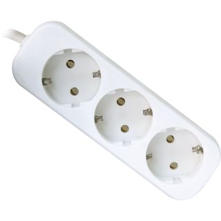 

Удлинитель Defender E318 1.8м, 3роз. белый (99221)