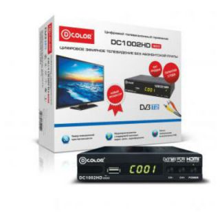 

Цифровой тюнер D-COLOR DC1002HD mini
