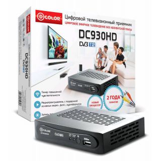 

Цифровой тюнер D-COLOR DC930HD