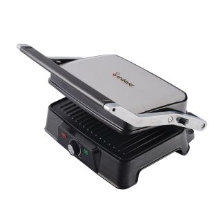 

Электрогриль Endever Grillmaster 220 серебристый/черный