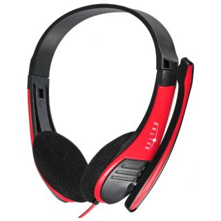 

Компьютерная гарнитура Oklick HS-M150 черный/красный
