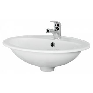 

Раковина для ванной Cersanit Calla 54 на столешницу, круглая, 1 отв., белый (S-UM-Cl/1-w)