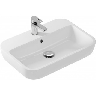 

Раковина для ванной Cersanit CASPIA 60 SQUARE 1 отв., прямоуг., белый (S-UM-CAS60/1-S-w)