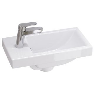 Раковина для ванной Cersanit COMO 40, 1 отв., белый (S-UM-COM40/1-w) раковина накладная cersanit erica 80 um eri80 1