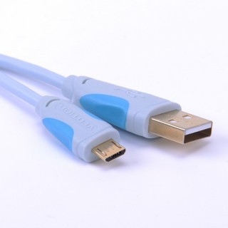 

Кабель Vention USB 2.0 AM/micro B 5pin-0,25м (VAS-A04-S025)