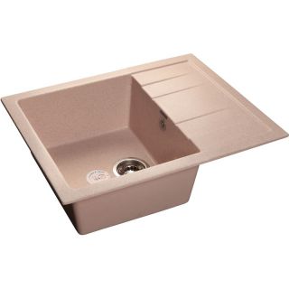 

Кухонная мойка GranFest Quadro GF-Q650L светло-розовый