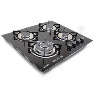 

Газовая варочная панель Ginzzu HCG-443 черная