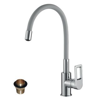 

Смеситель для кухни Rossinka Z35-35U-Gray