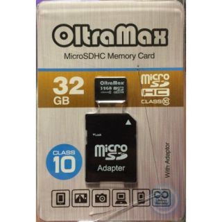 

Карта памяти Oltramax MicroSDHC 32GB Class10