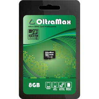 

Карта памяти Oltramax MicroSDHC 8GB Class4