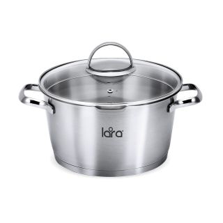 

Кастрюля LARA LR02-510 крышка-дуршлаг