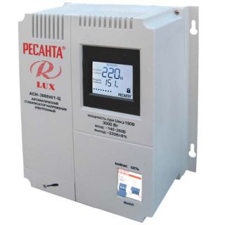 

Стабилизатор напряжения Ресанта АСН-3000Н/1-Ц