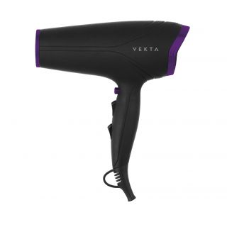 

Фен VEKTA HDM-2202H черный/фиолетовый