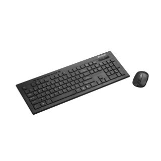Комплект мыши и клавиатуры Canyon CNS-HSETW4-RU черный
