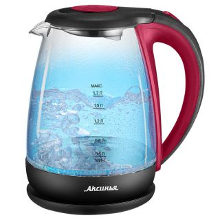 

Чайник Аксинья КС-1040 красный с черным