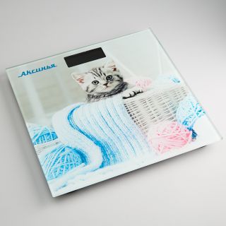 

Напольные весы Аксинья КС-6002 забавный котенок