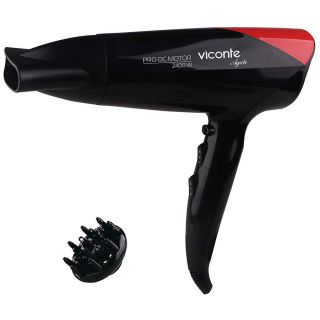 

Фен Viconte VC-3725 черный/красный