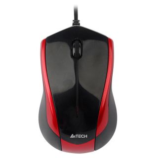 

Компьютерная мышь A4Tech N-400-2 черный/красный