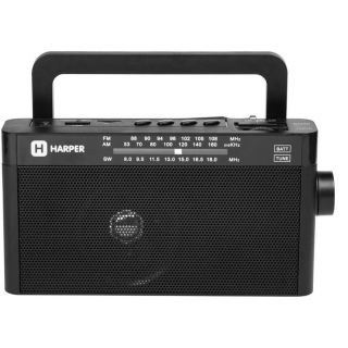 Радиоприёмник Harper HDRS-377 black s 750 hi fi stereo digital amplifier w fm sd usb for car motorcycle black