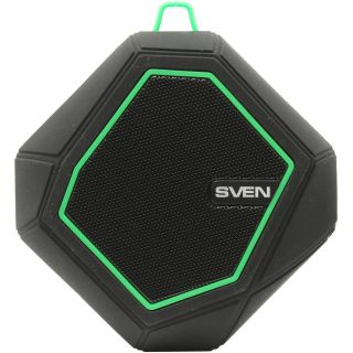 

Портативная акустика Sven PS-77 черный-зеленый