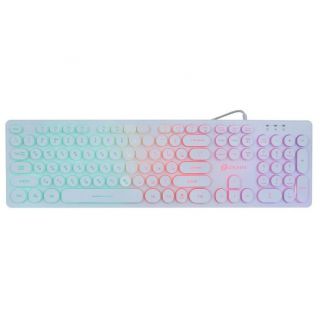 

Клавиатура Oklick 420MRL белый USB