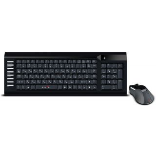 

Комплект мыши и клавиатуры Oklick 220M черный