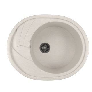 

Кухонная мойка Mixline ML-GM17 белый (331) (525123)