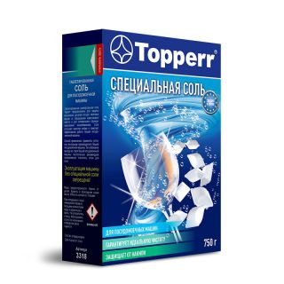 

Средство для мытья посуды Topperr 3318 Соль для ППМ таблетированная 750г