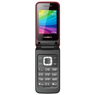 

Телефон teXet TM-204 гранатовый