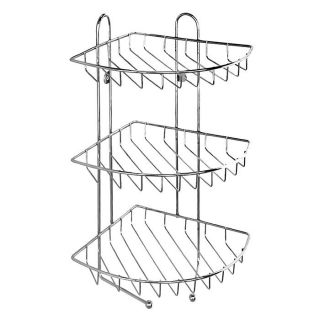 

Аксессуар для ванной Milardo 110WC30M44 полка трехъярусная угловая с крючками