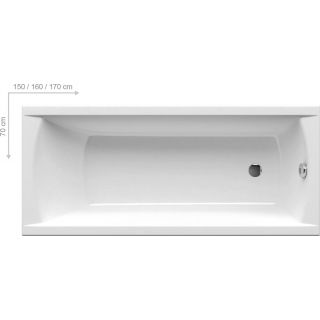 

Ванна Ravak CLASSIC 140x70см белая (ножки CY00000000 отдельно)
