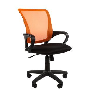 Кресло Chairman 969 TW оранжевый компьютерное кресло chairman 969 офисное обивка текстиль цвет черный оранжевый tw 14