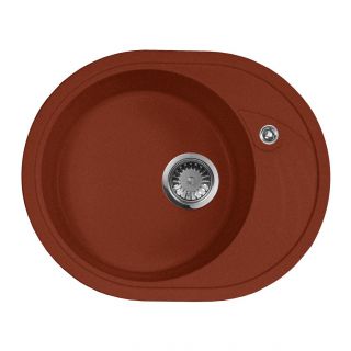 

Кухонная мойка АкваГранитЭкс M-18L красный марс