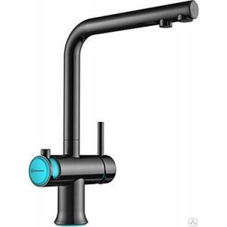 

Смеситель для кухни Omoikiri Hotaru-B латунь/вороненая сталь/голубой