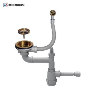 

Сифон Omoikiri WK-1-R-AB античная латунь