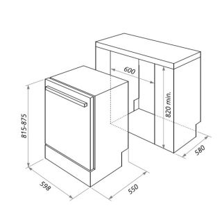 

Встраиваемая посудомоечная машина Homsair DW65L