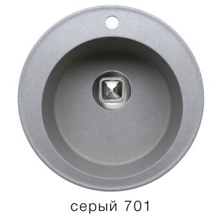 

Кухонная мойка Tolero R-108Е серый (701)