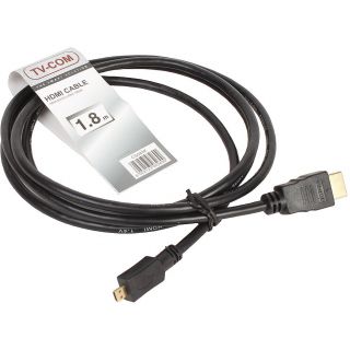 

Кабель TV-COM HDMI to MicroHDMI ver1.4V+3D,1,8m (CG583K-1.8M)